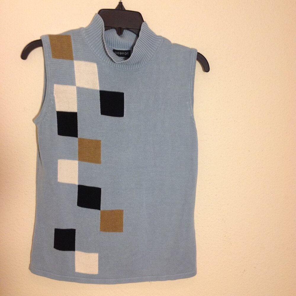 George Sleeveless Turtleneck Sweaters Two